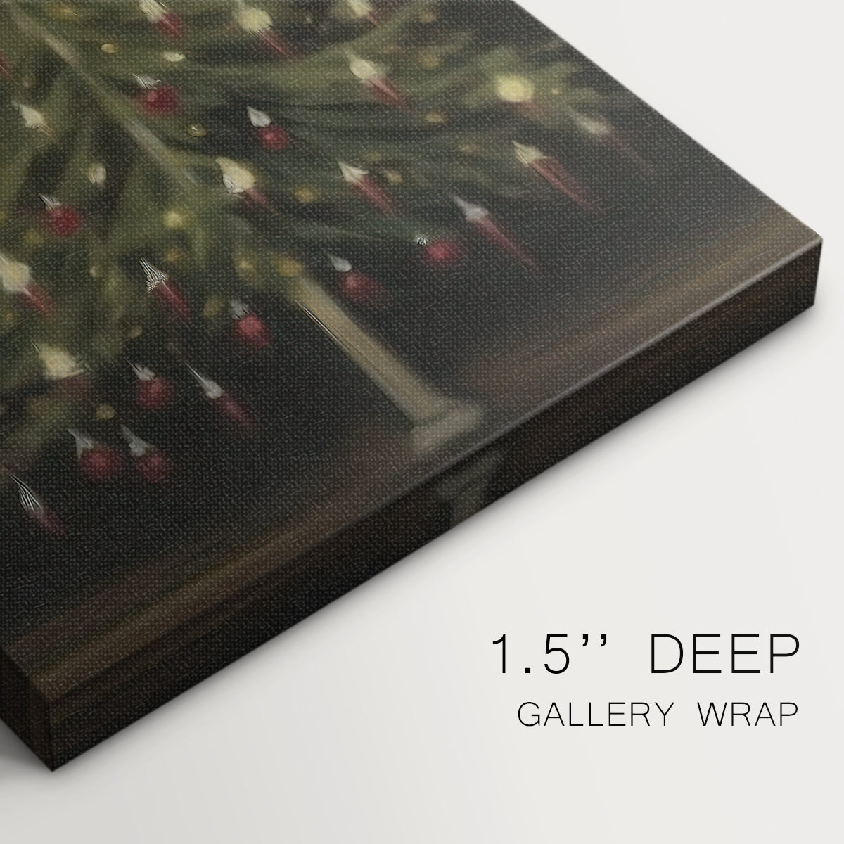 Night of Amber Village - Canvas Art Print