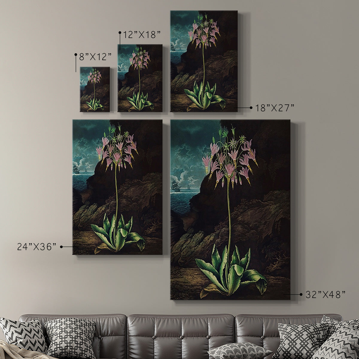 Temple of Flora II - Canvas Art Print