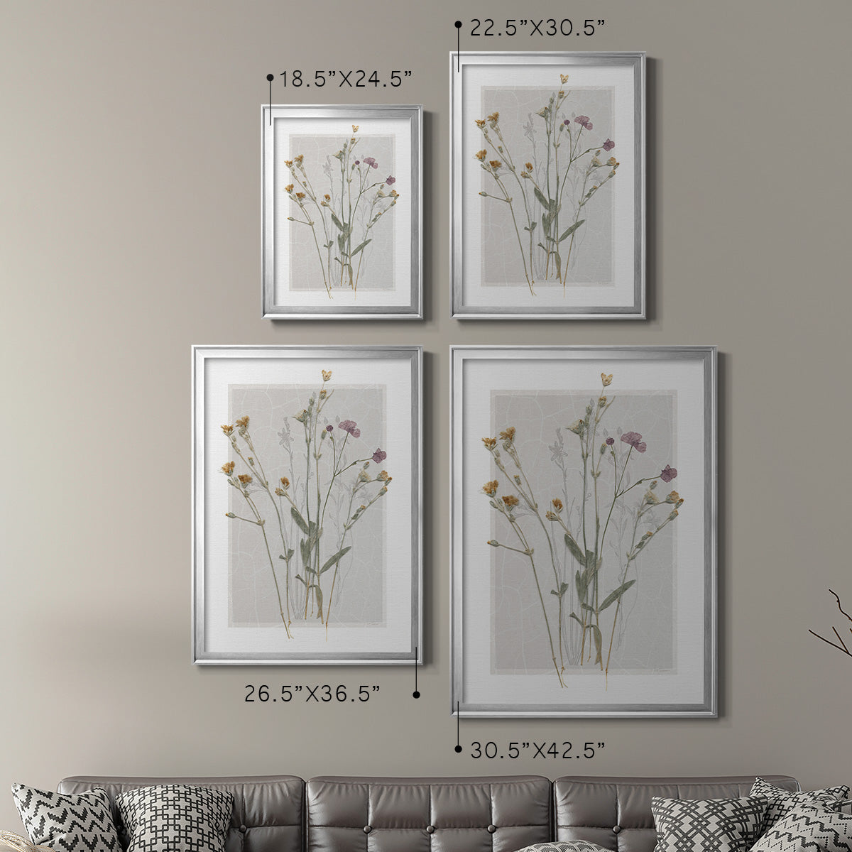 Field Study Page II - Modern Framed Canvas Print