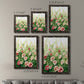 Size comparison chart for a set of two black barnwood framed canvas prints.