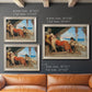 Orientalist portrait scene by Jean-Joseph Benjamin-Constant in an ornate champagne frame shown in multiple size options.