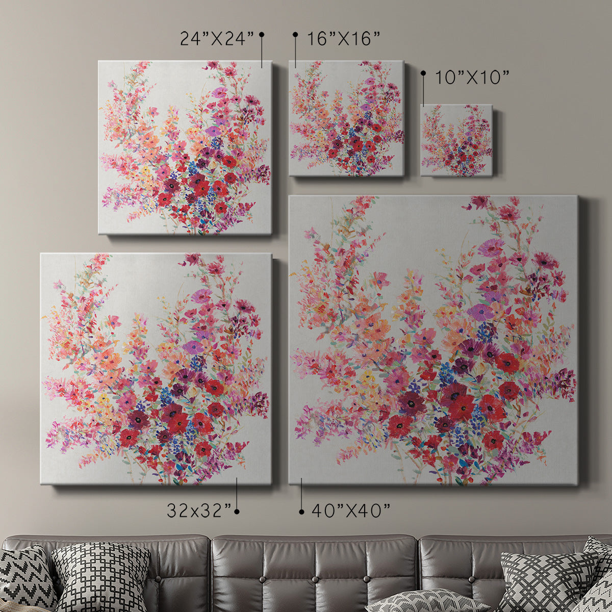 Flowers on a Vine II - Canvas Art Print