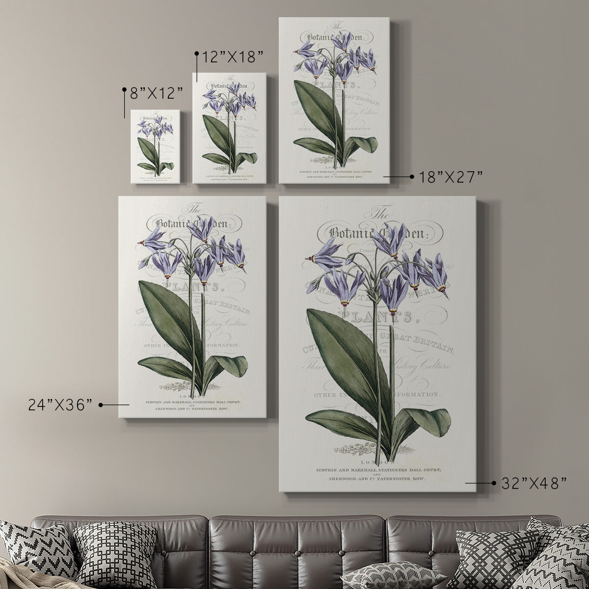 Flower Garden Varietals I - Canvas Art Print