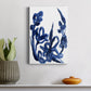 Indigo Brush Blooms II Premium Gallery Wrapped Canvas - Ready to Hang