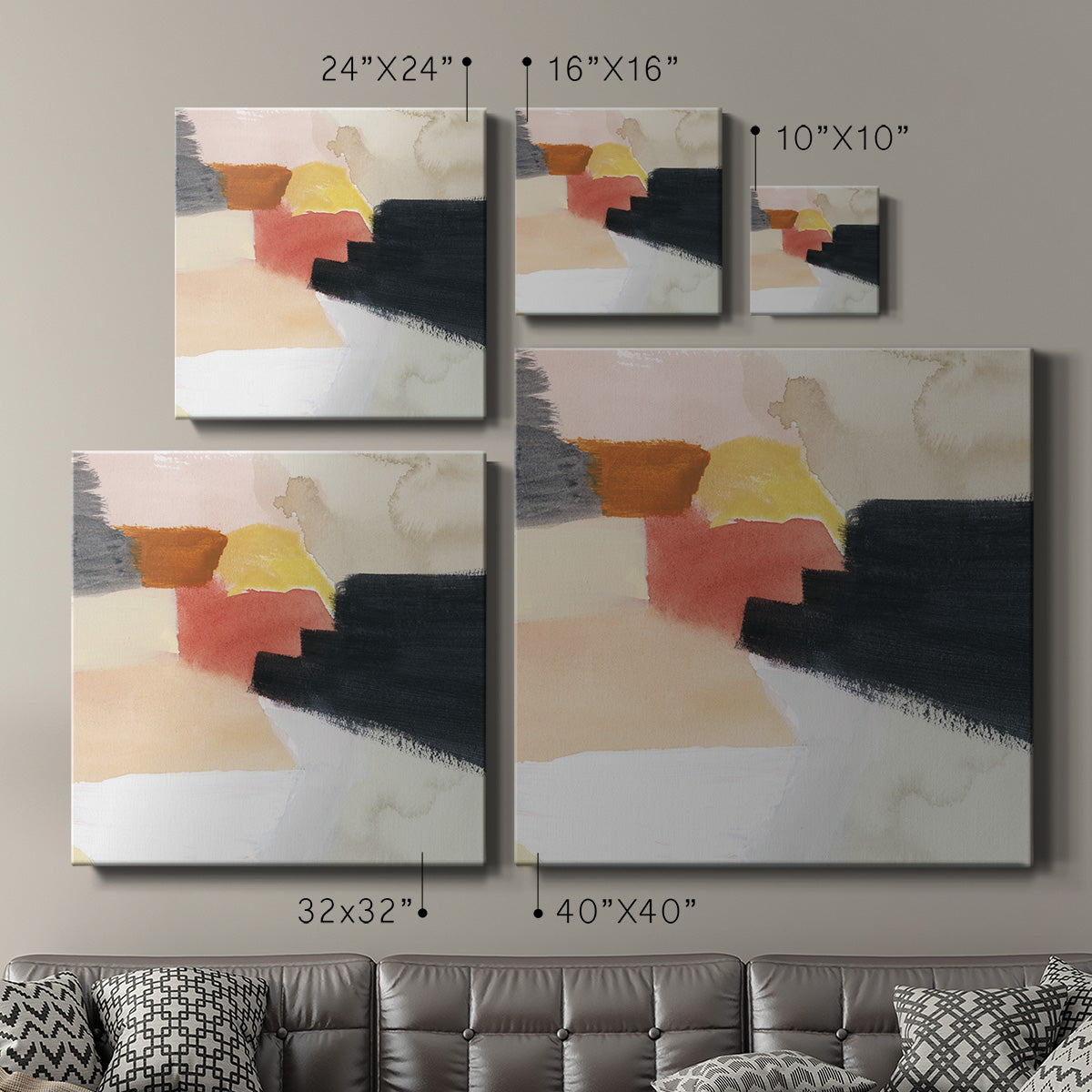 Sunset Movement II - Canvas Art Print