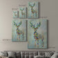 Fantastic Florals Deer, Full - Canvas Art Print