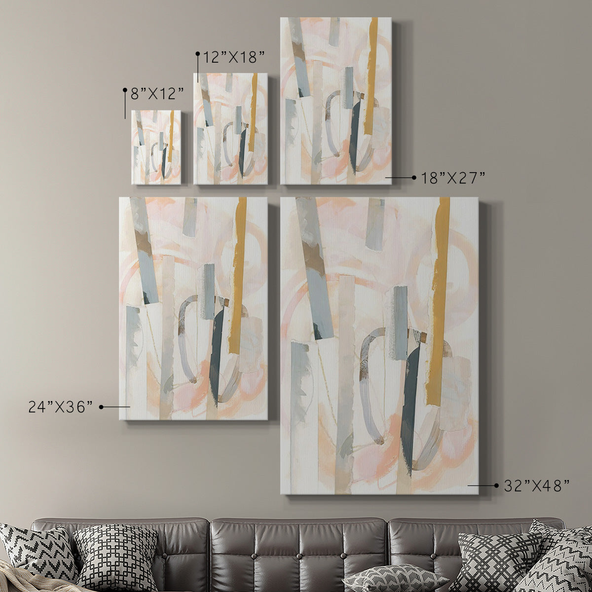 Melon Litmus IV - Canvas Art Print