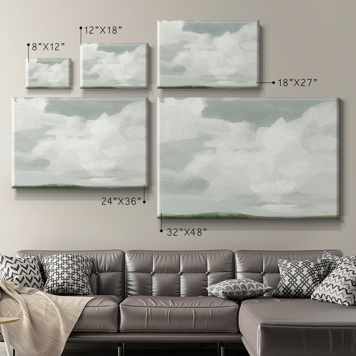 Gray Stone Sky I - Canvas Art Print