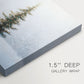 Sleigh of Frostlit Silence - Canvas Art Print