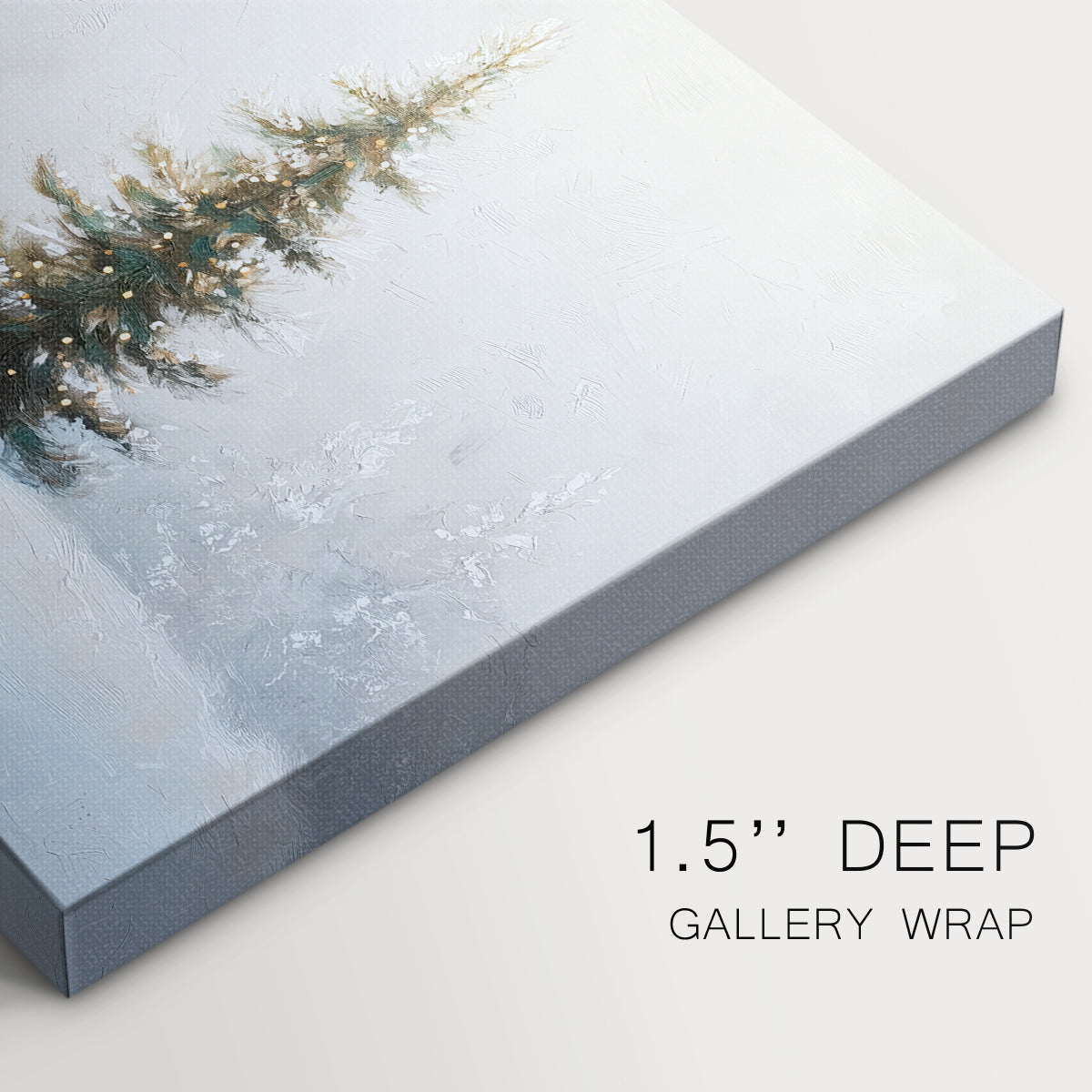 Sleigh of Frostlit Silence - Canvas Art Print