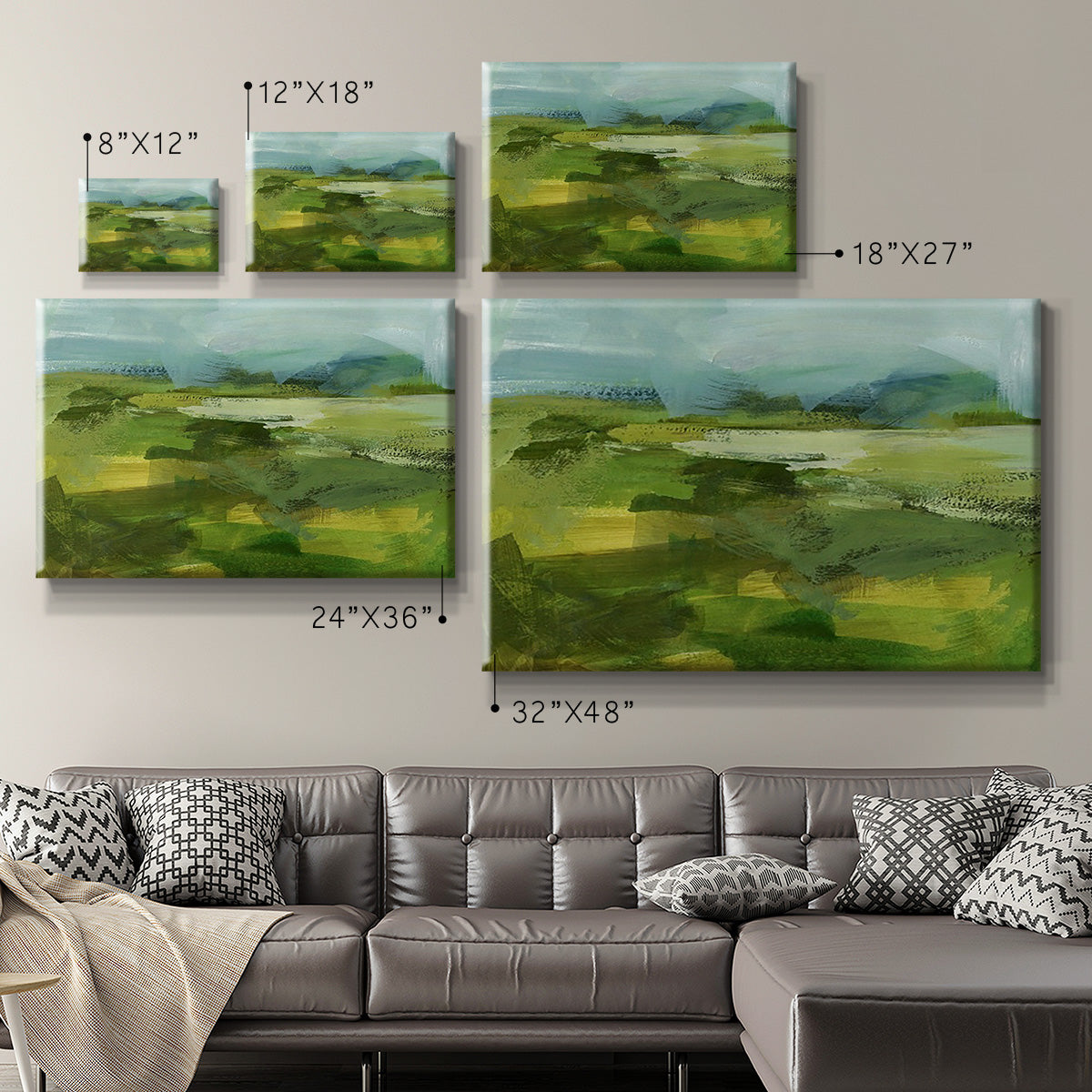 Emerald View IV - Canvas Art Print