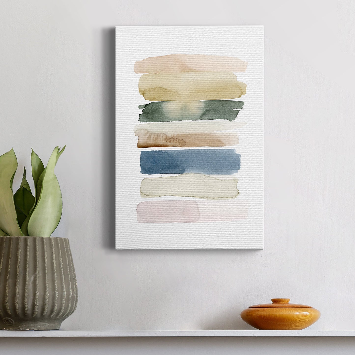 Faint Swatches II Premium Gallery Wrapped Canvas - Ready to Hang