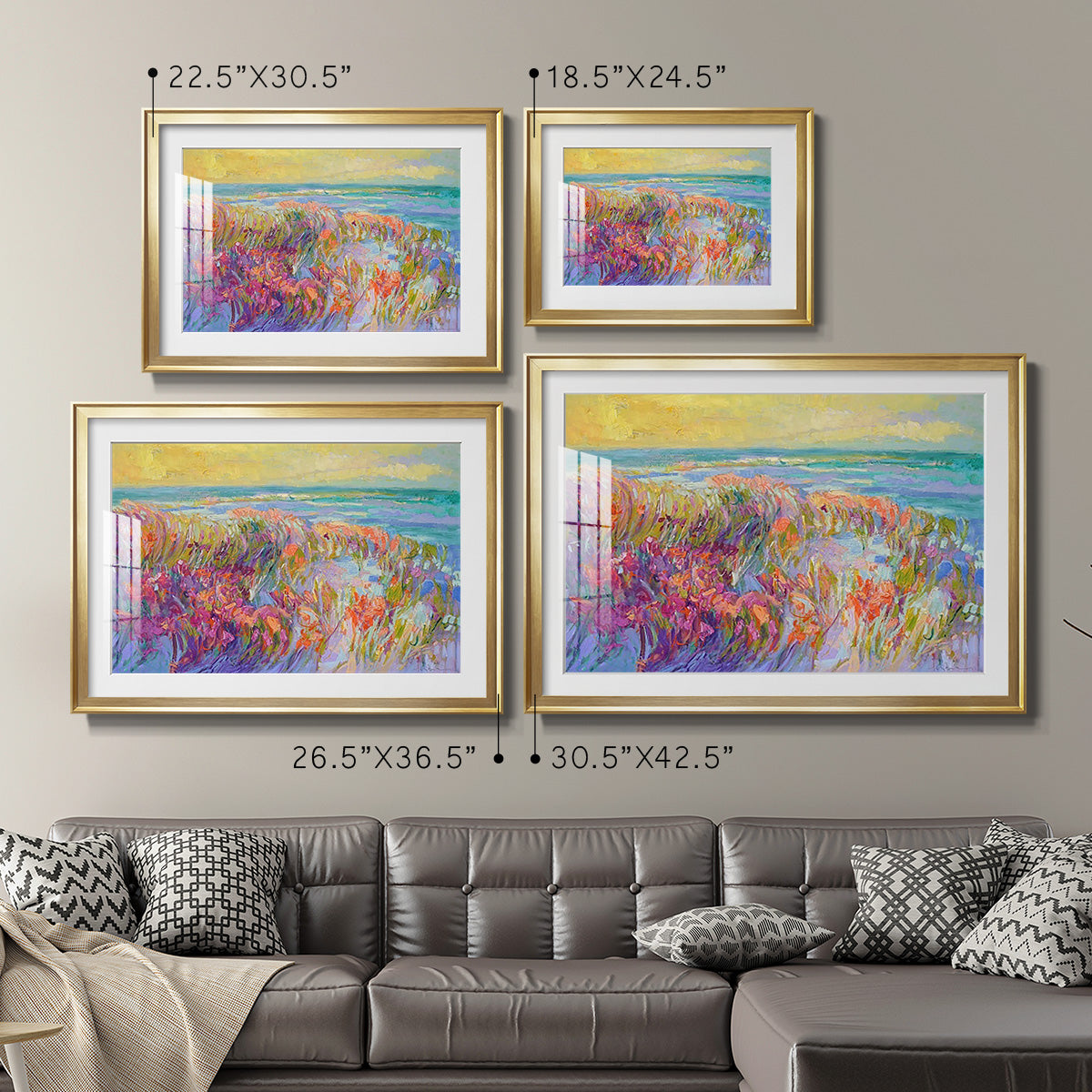 Summer Sanctuary - Modern Framed Art Print