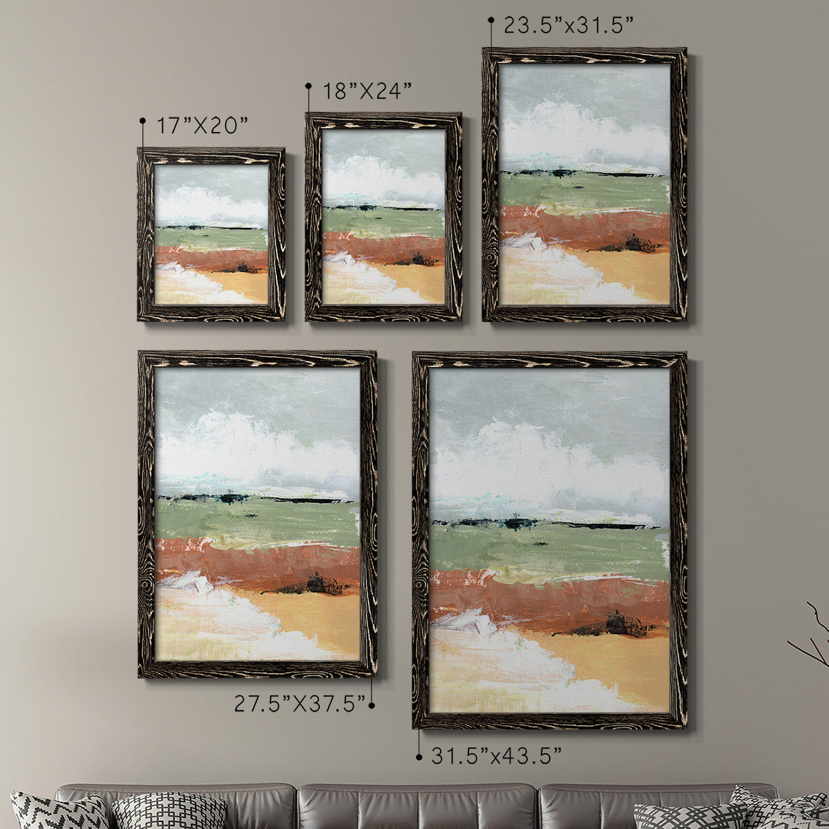 Quiet Prarie Grove I - Premium Framed Canvas - Ready to Hang