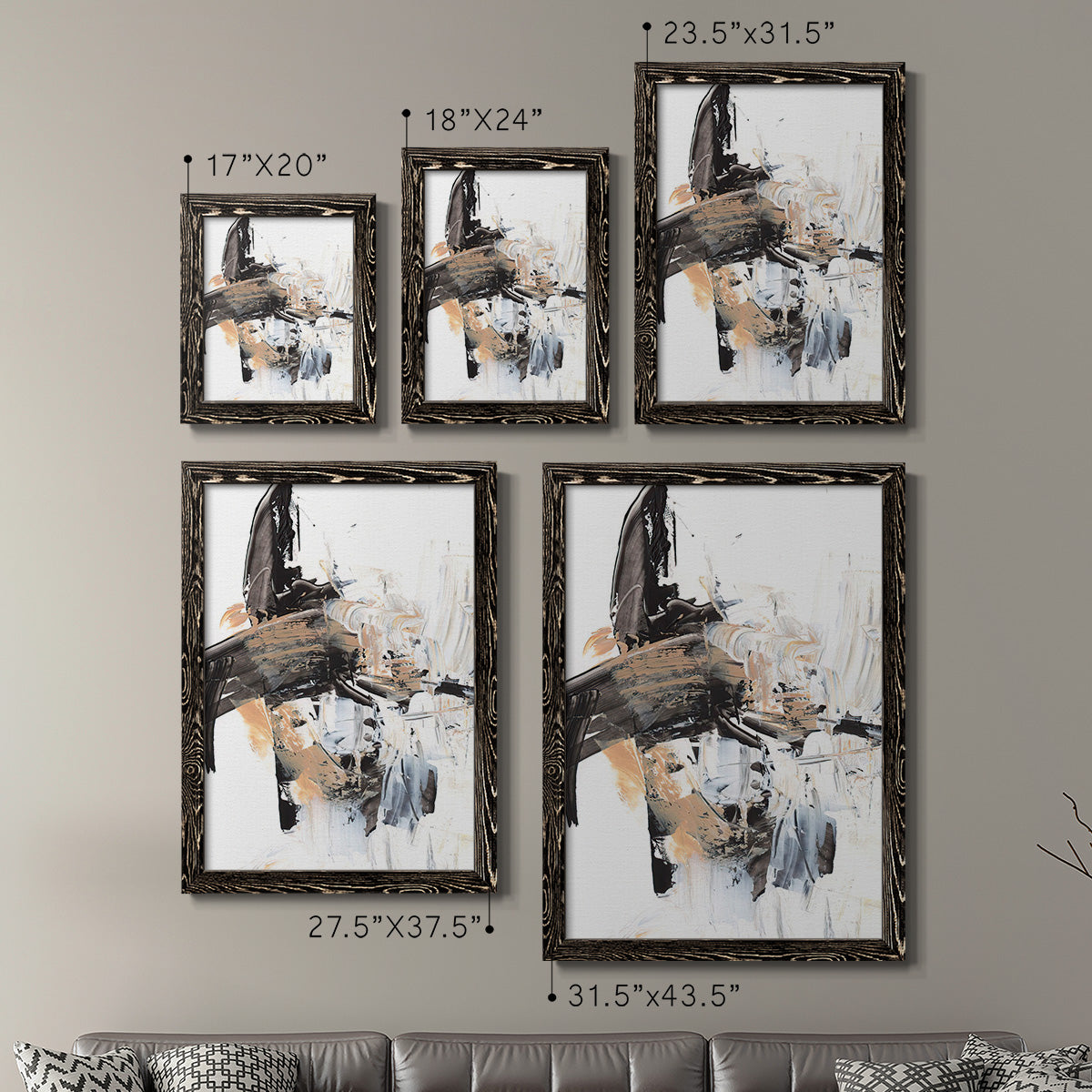 Ruckus I - Premium Framed Canvas 2 Piece Set - Ready to Hang