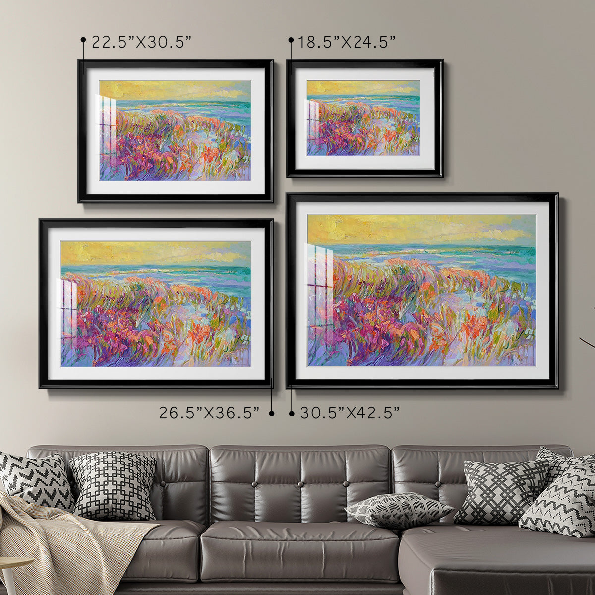 Summer Sanctuary - Modern Framed Art Print