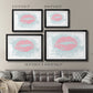 XOXO in Color - Modern Framed Art Print
