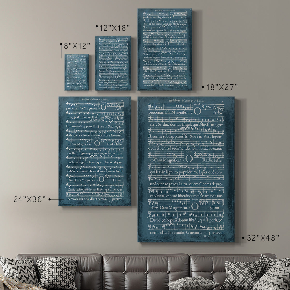 Graphic Songbook III Premium Gallery Wrapped Canvas - Ready to Hang