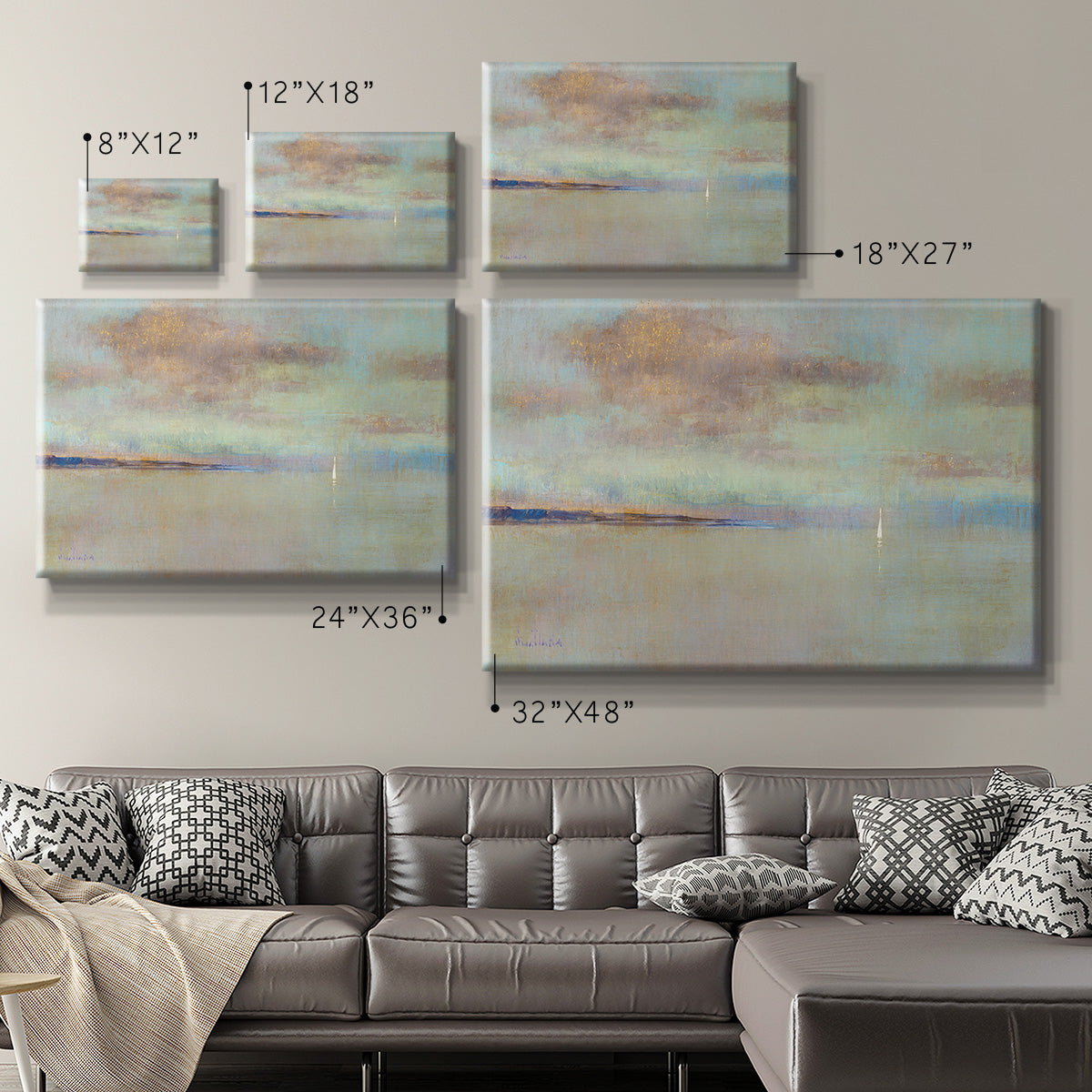 August Morning Premium Gallery Wrapped Canvas - Ready to Hang