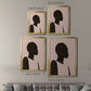 Pink Silhouette II - Modern Framed Canvas Print