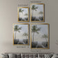 Palm Walk - Modern Framed Canvas Print