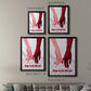 Groovy Love II - Modern Framed Canvas Print