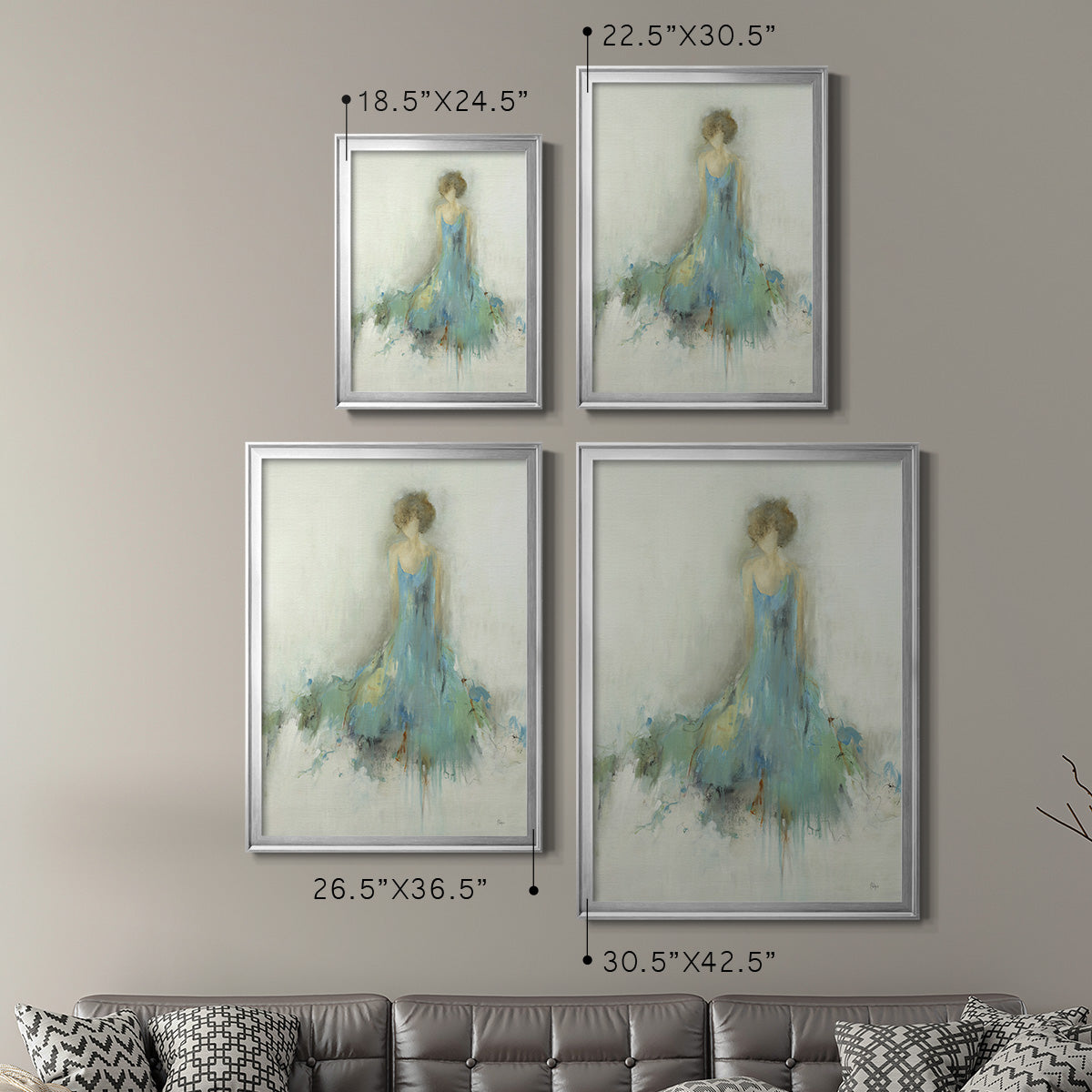 Reflection on You -  Framed Canvas Print