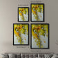 Golden Foliage II - Modern Framed Canvas Print