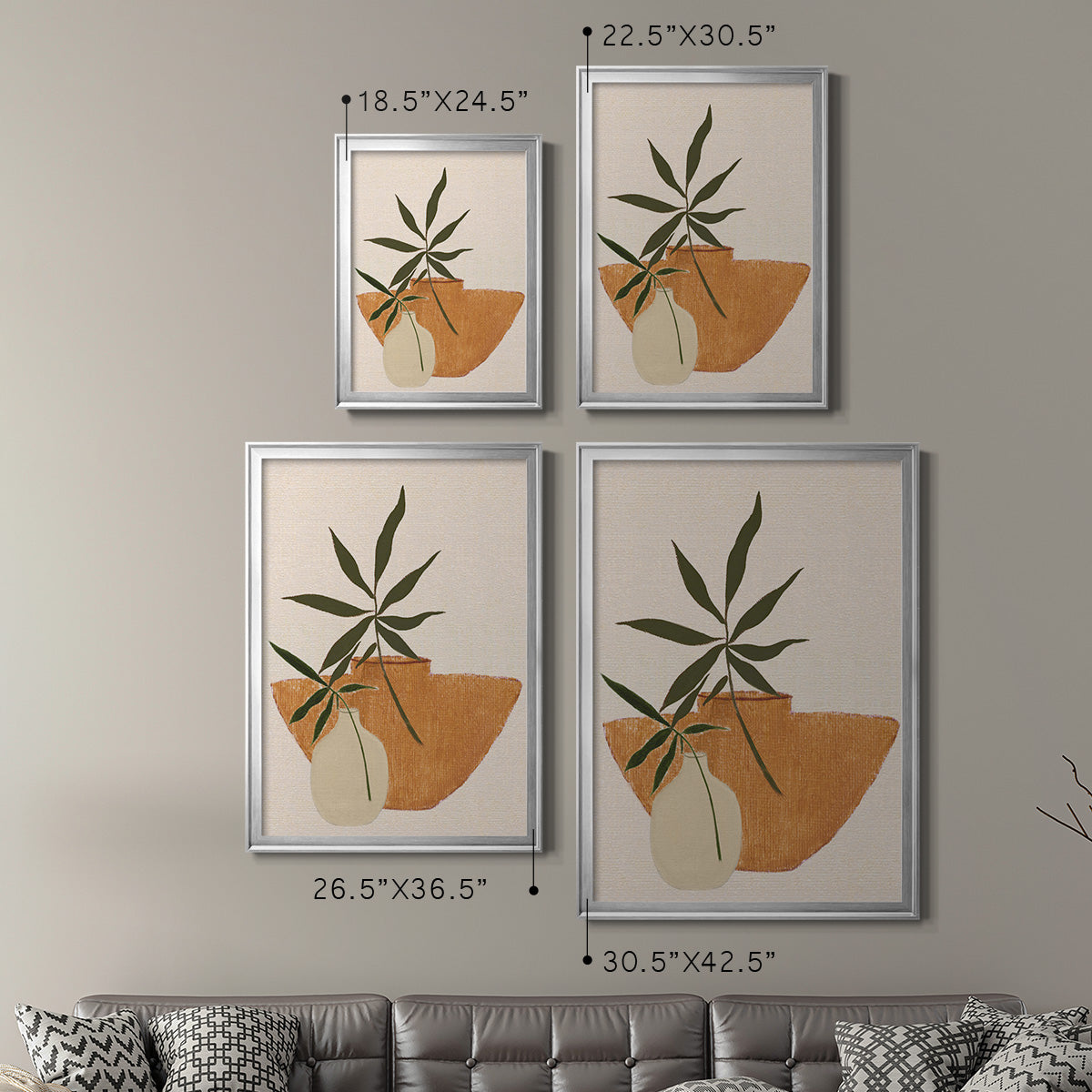 Santa Fe Still Life II - Modern Framed Canvas Print