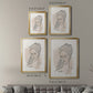 Greek Busts V - Modern Framed Canvas Print