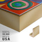Color Study: Squares with Concentric Circles, 1913 - Floater Framed Canvas Print