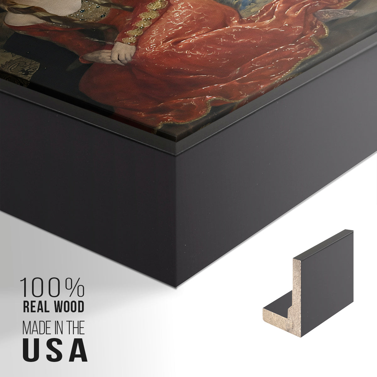 The Sleeping Beauty, 1921 - Floater Framed Canvas Print