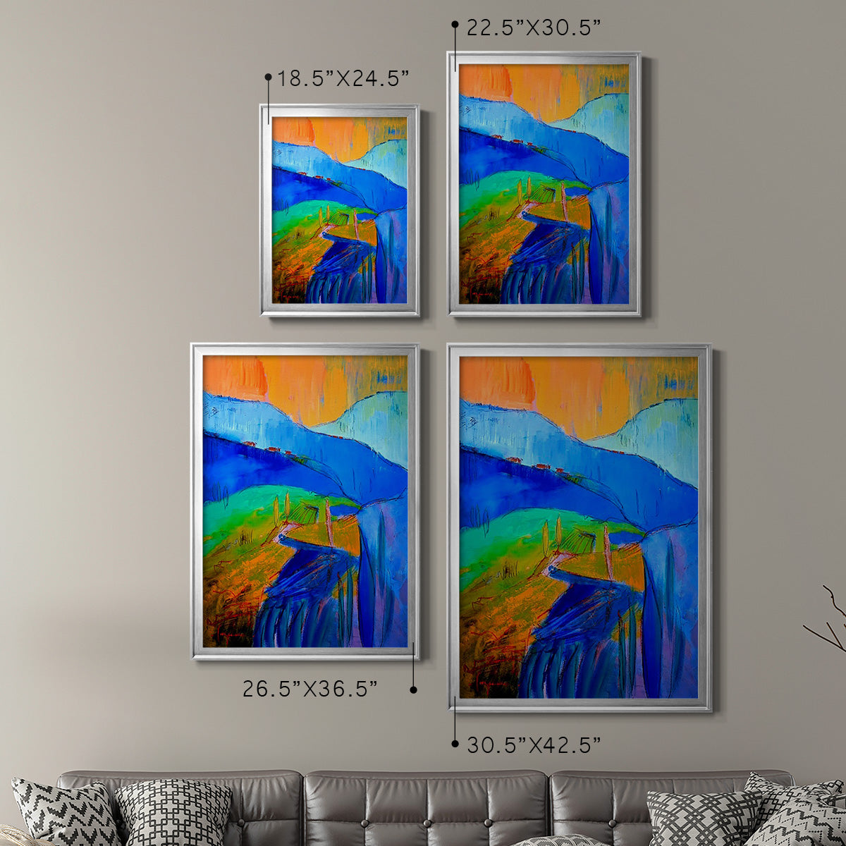 Fertile Dreams I - Modern Framed Canvas Print