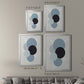 Shapely Blues II - Modern Framed Canvas Print