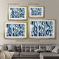 True Blue Wave II - Modern Framed Art Print