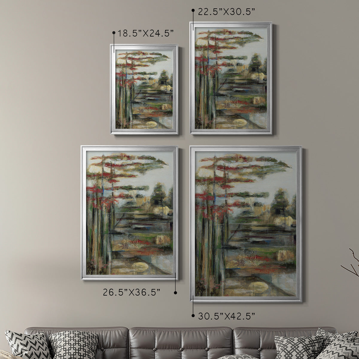 Daydream - Modern Framed Canvas Print