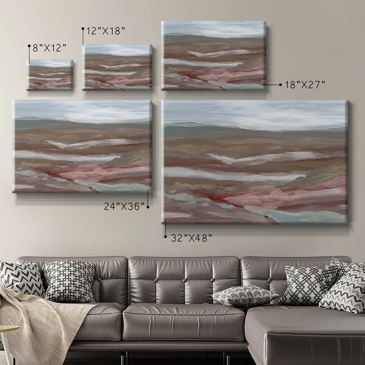 Valley of Fall Premium Gallery Wrapped Canvas - Ready to Hang