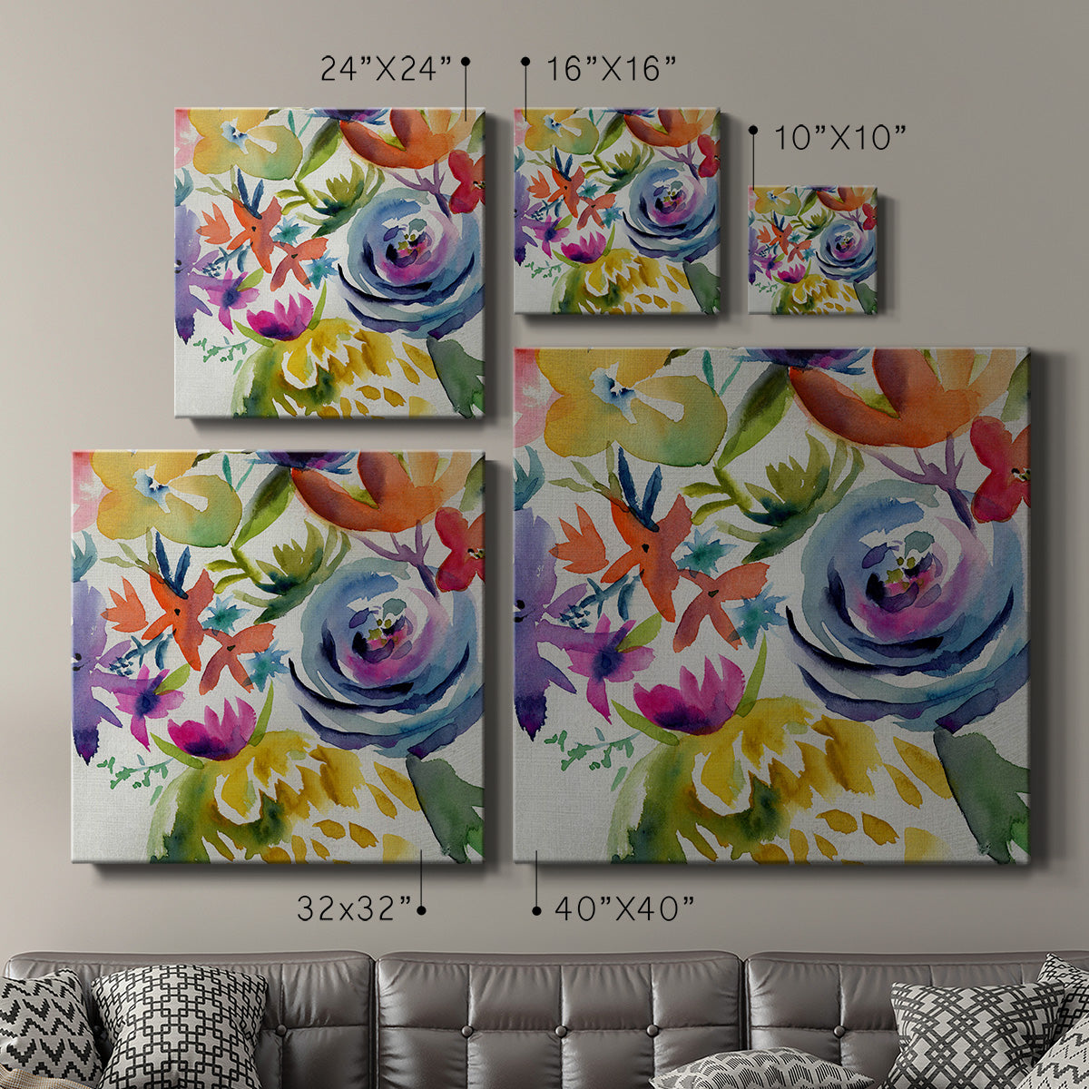 Summer Spectrum I - Canvas Art Print