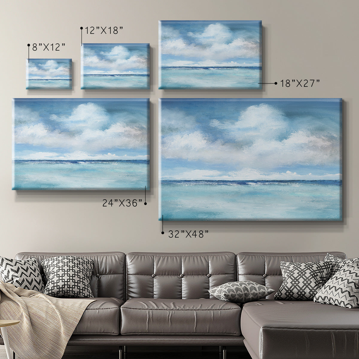 Caribbean Clouds - Canvas Art Print