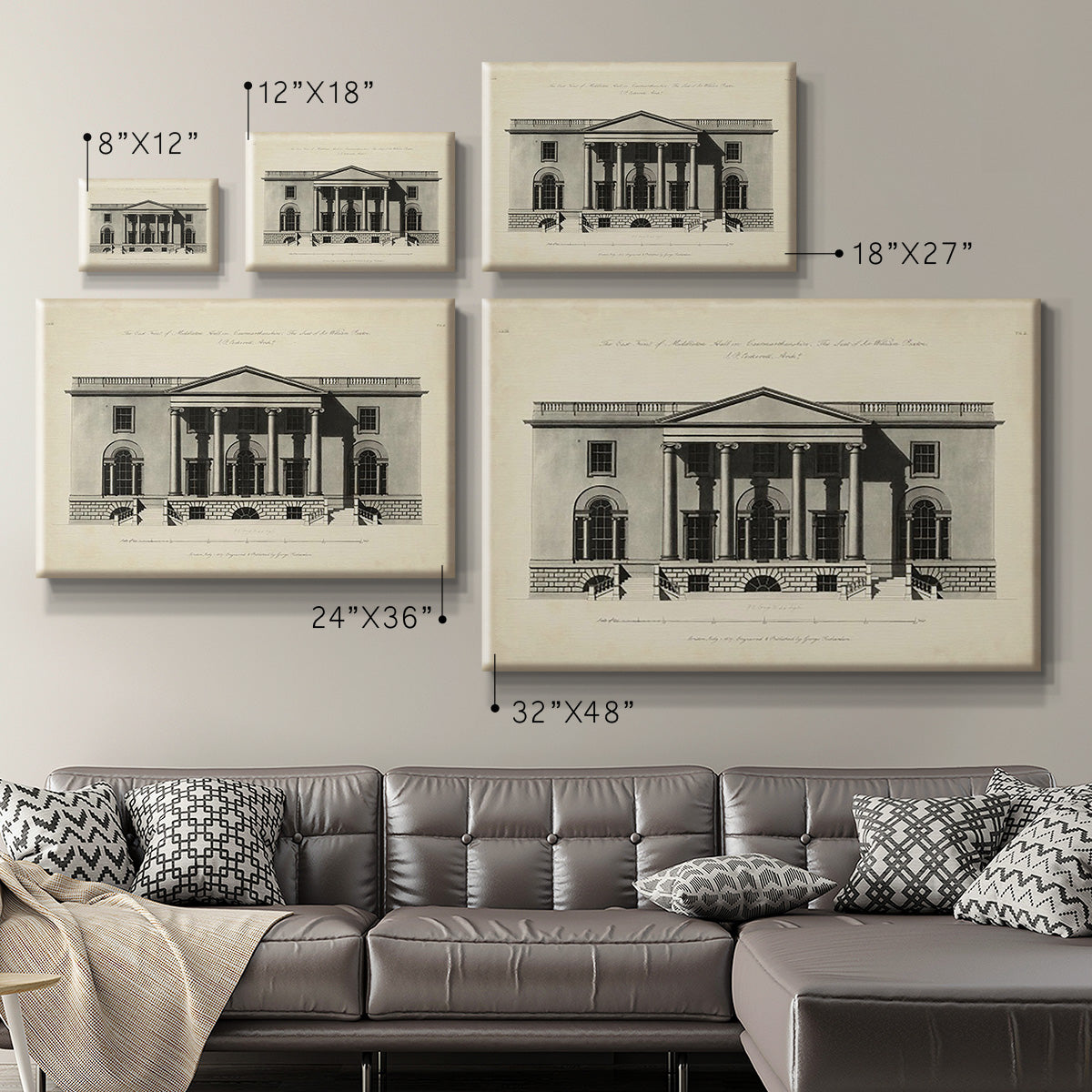 Richardson Architecture I - Canvas Art Print