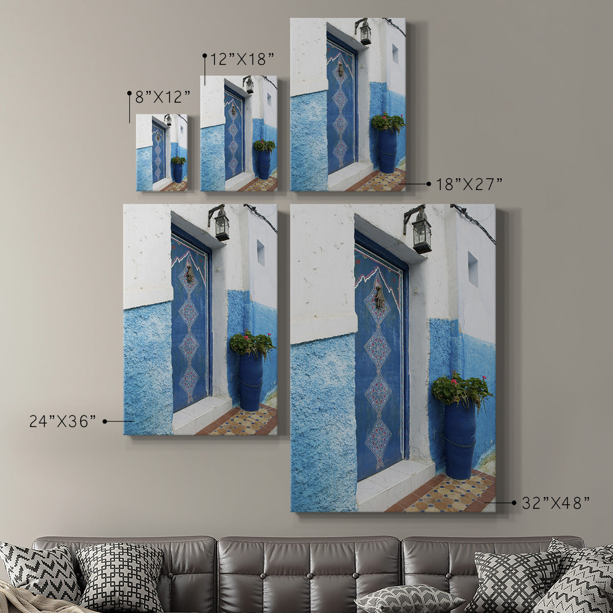 Morocco Door - Canvas Art Print