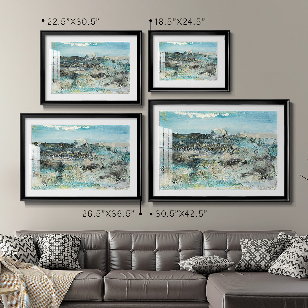 Pattern of Peace I - Modern Framed Art Print
