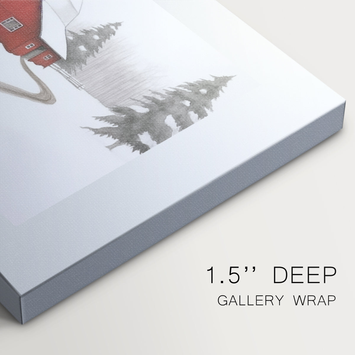 Snow of Silver Blessing - Canvas Art Print