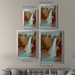 Turquoise Falls II - Modern Framed Canvas Print