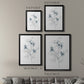 Indigo Sketch II - Modern Framed Canvas Print