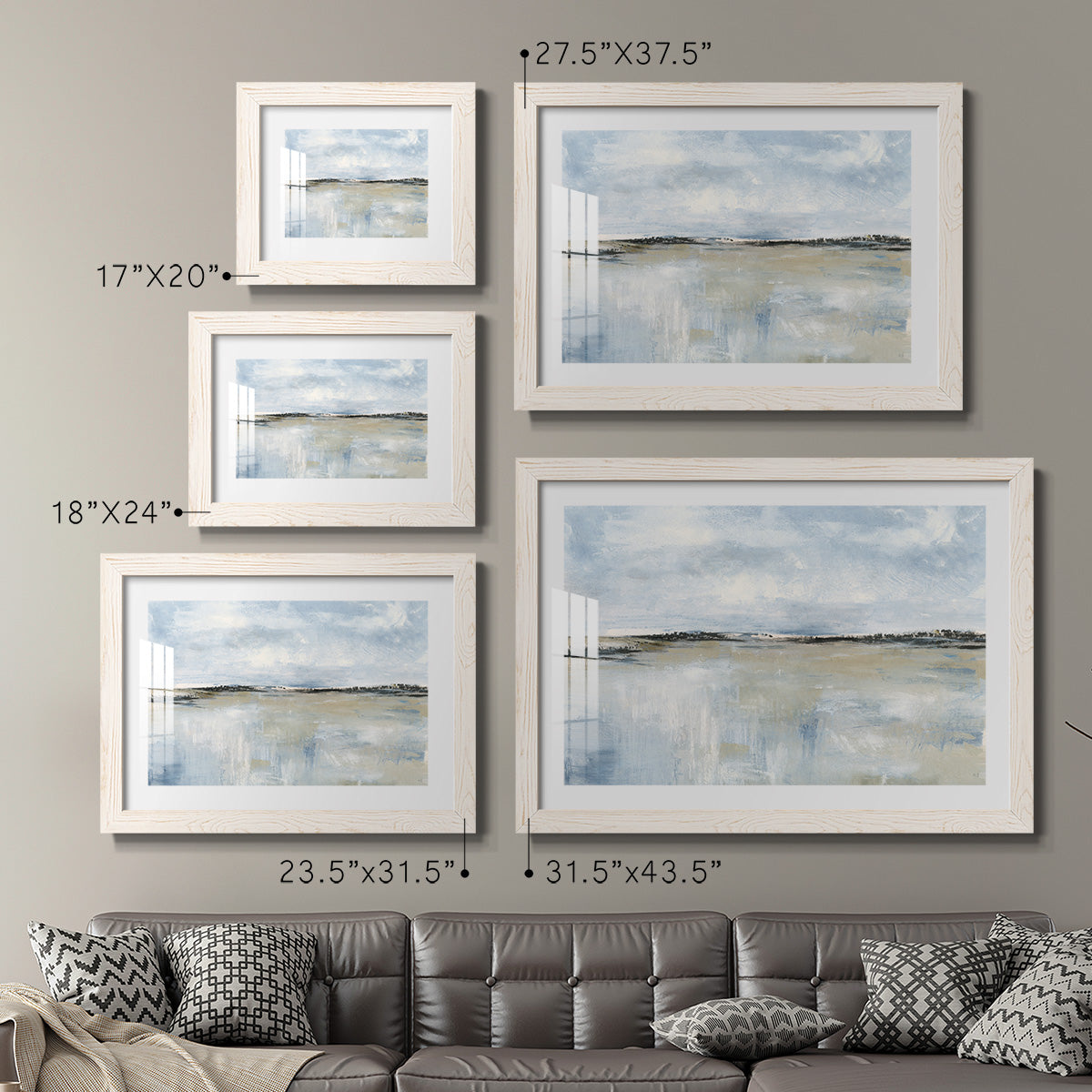 Across The Meadow - Barnwood Framed Art Print