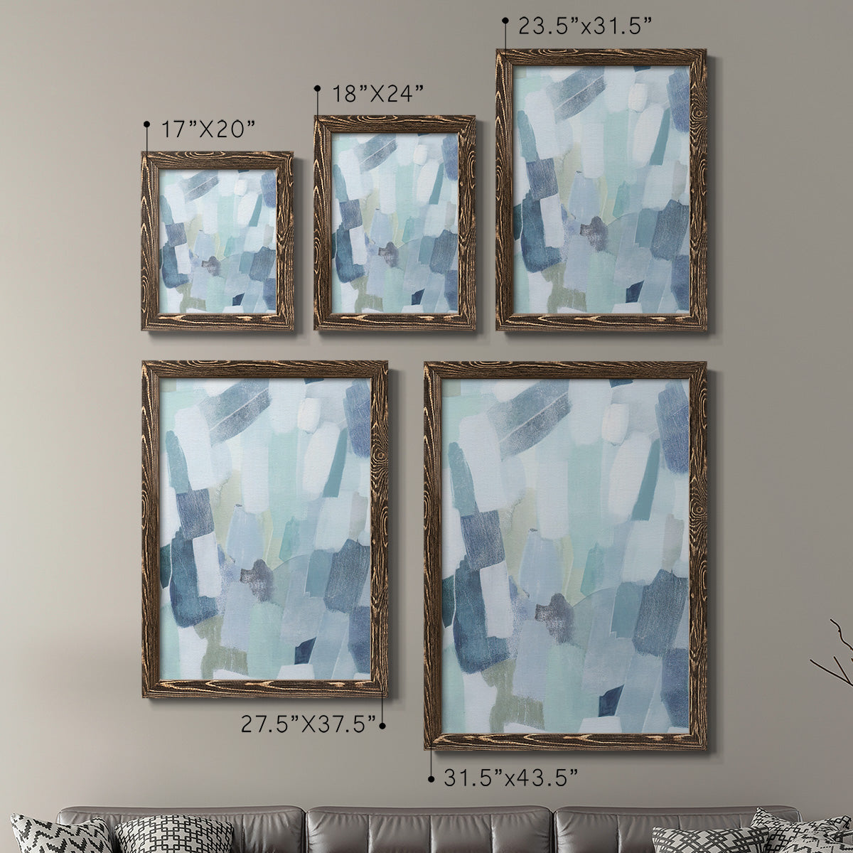 Dusky Gale I - Premium Framed Canvas 2 Piece Set - Ready to Hang