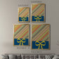 Stripes - Modern Framed Canvas Print