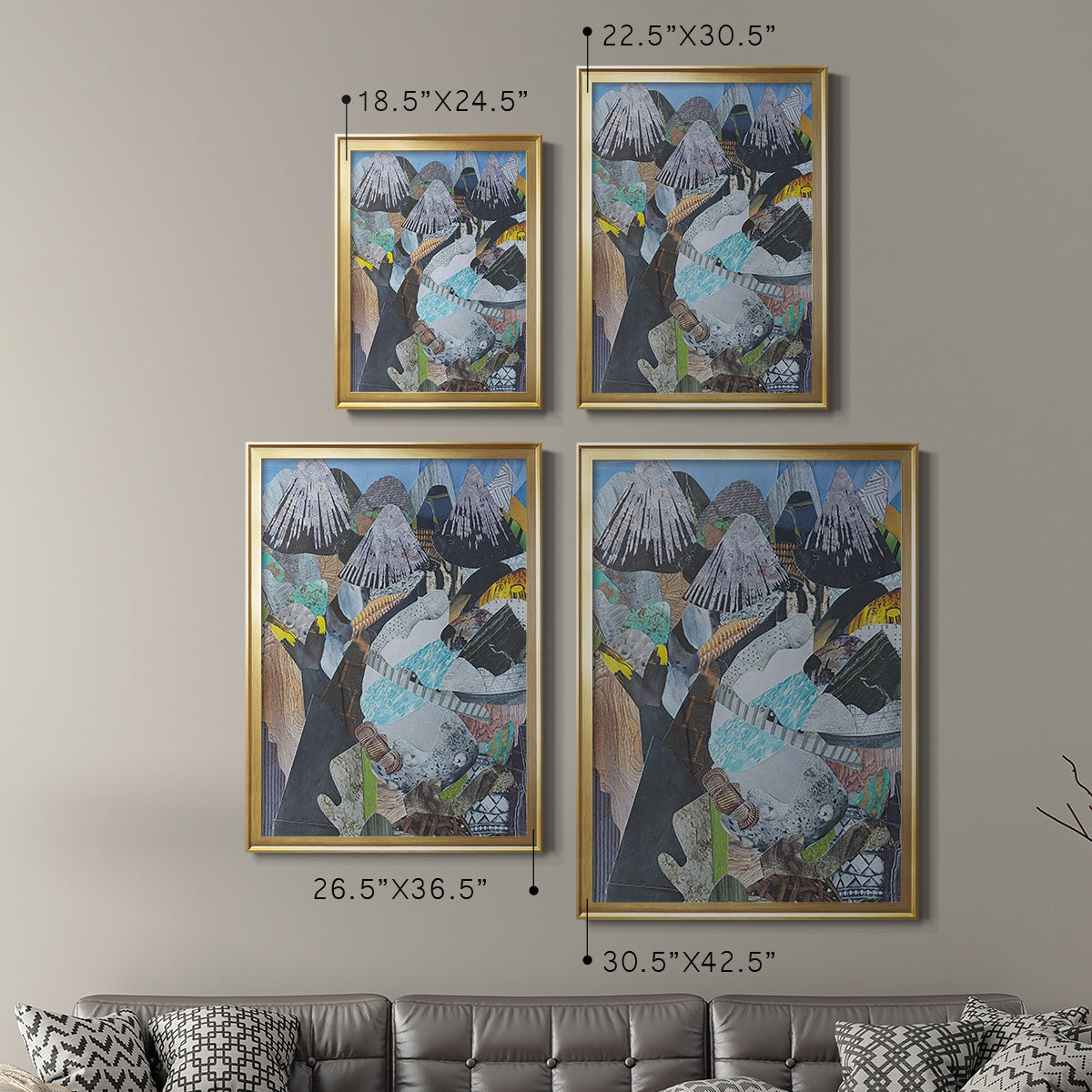 Arizona Highways - Modern Framed Canvas Print