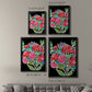 Floral Choir Bouquet - Modern Framed Canvas Print